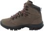 Jack Wolfskin Rebellion Texapore Mid Women Waterdichte trekkingschoenen Dames Brown Phantom - Thumbnail 6
