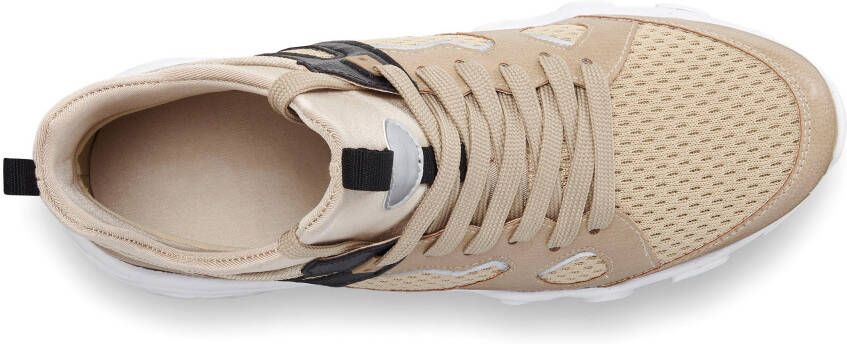 John Devin Sneakers Veterschoen met mesh-inzet vrijetijdsschoen lage schoen vegan