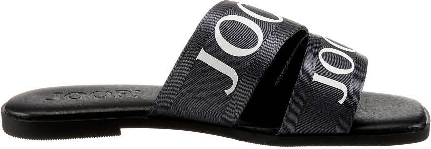 Joop! Slippers NASTRO met opvallend logo-opschrift