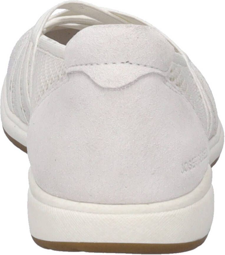 Josef Seibel Ballerina's met riempje Caren 67 slipper sneaker instapschoen met metallic inzet op de hiel