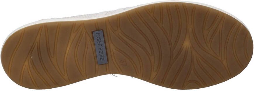 Josef Seibel Ballerina's met riempje Caren 67 slipper sneaker instapschoen met metallic inzet op de hiel