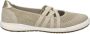 Josef Seibel Ballerina's met riempje Caren 67 slipper sneaker instapschoen met metallic inzet op de hiel - Thumbnail 6