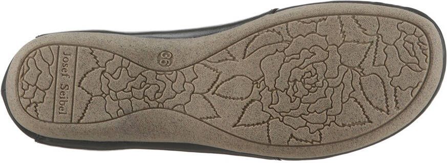 Josef Seibel Ballerina's met riempje Fiona Slippers sandalen comfortschoenen met verfijnde elastische band