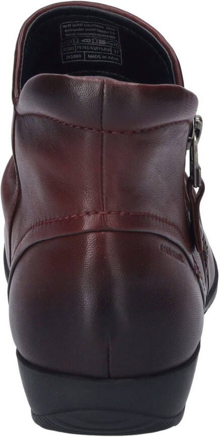 Josef Seibel Boots zonder sluiting NALY 41 Enkellaarsjes comfortabele schoen met geplooide schacht