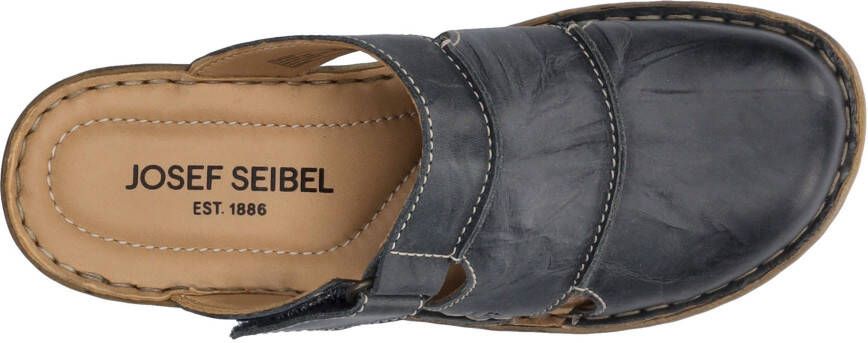 Josef Seibel Clogs Catalonia 84 vintage blokhak zomerschoen slippers met 4 5 cm hak