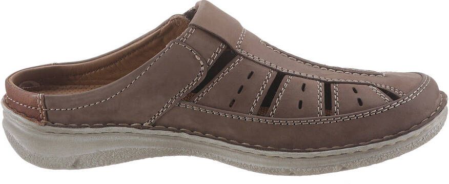 Josef Seibel Clogs ANVERS 76 zomerschoen slippers klittenbandschoen met klittenbandsluiting k-breedte