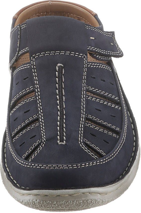 Josef Seibel Clogs ANVERS 76 zomerschoen slippers klittenbandschoen met klittenbandsluiting k-breedte