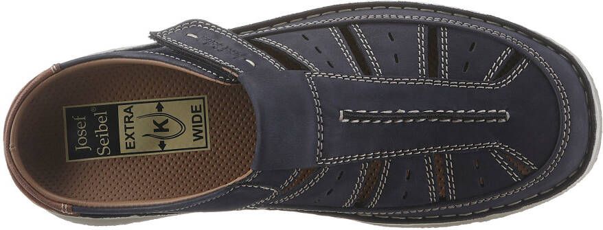 Josef Seibel Clogs ANVERS 76 zomerschoen slippers klittenbandschoen met klittenbandsluiting k-breedte