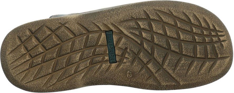 Josef Seibel Clogs Klaus zomerschoen slippers vakantie met modieuze contrast-bekleding