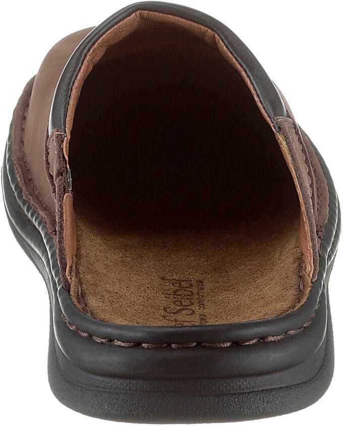 Josef Seibel Clogs MAX zomerschoen slippers vakantie met contraststiksels