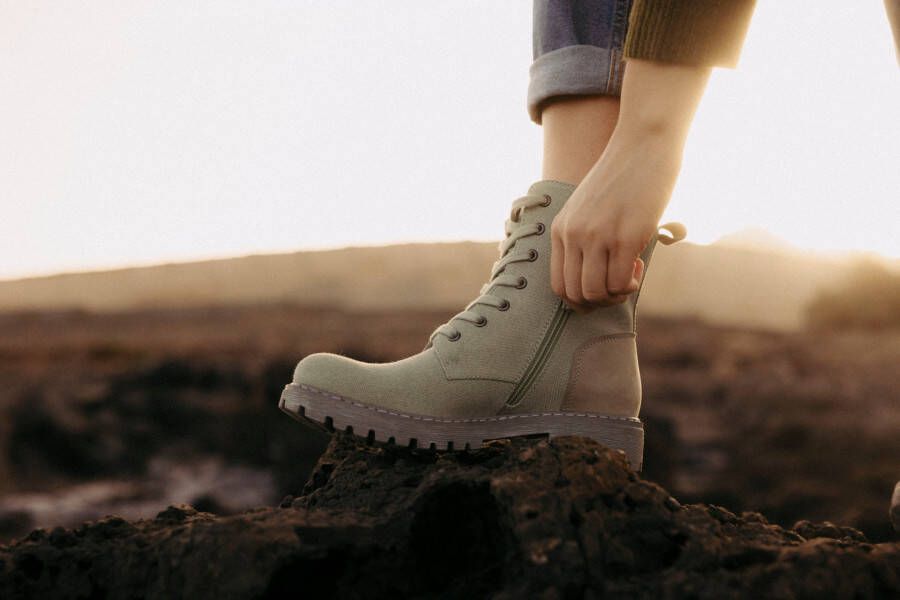 Josef Seibel Hoge veterschoenen Marta 26 blokhak veterschoen laarsjes met verwisselbare binnenzool