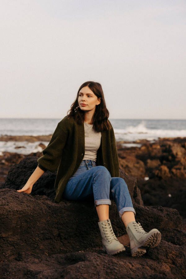 Josef Seibel Hoge veterschoenen Marta 26 blokhak veterschoen laarsjes met verwisselbare binnenzool