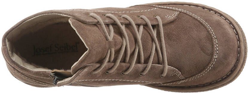 Josef Seibel NEELE~01~~~~~~~~~~~~~~~~~~~~~~ Hoge sneakersVeterlaarzenDames veterschoenenDames sneakersHalf-hoge schoenen Taupe - Foto 8