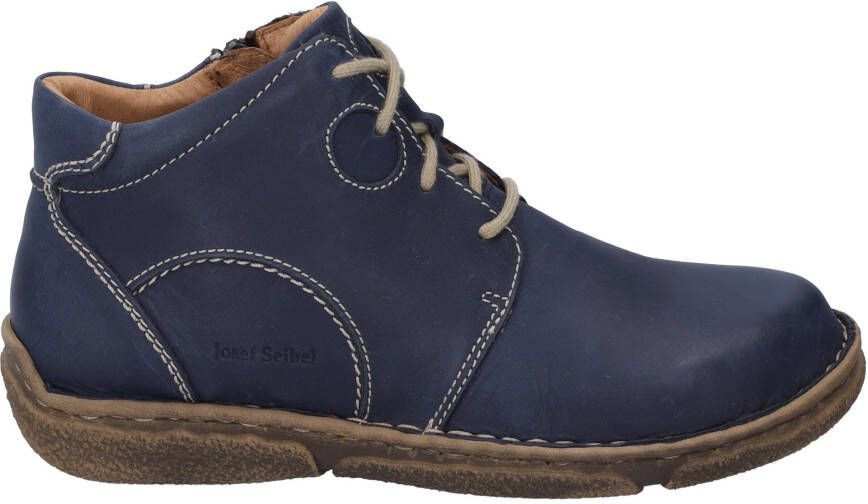 Josef Seibel Hoge veterschoenen NEELE 46 met stijlvolle contrastnaden