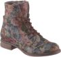 Josef Seibel Hoge veterschoenen SANJA 01 met bloemenprint - Thumbnail 4