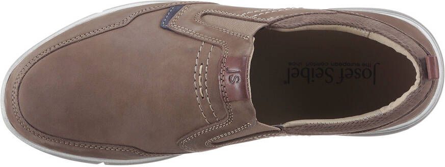 Josef Seibel Instappers Enrico 04 Comfortschoen instapschoen met subtiele contrastdetails