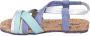 Josef Seibel HENRIETTE 03 Volwassenen Platte sandalen Blauw - Thumbnail 7