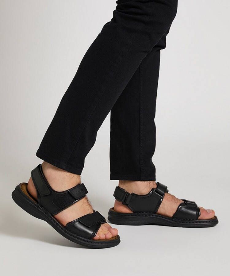 Josef Seibel Sandalen Rafe zomerschoen klittenbandschoen sandaal met driedubbele klittenbandsluiting