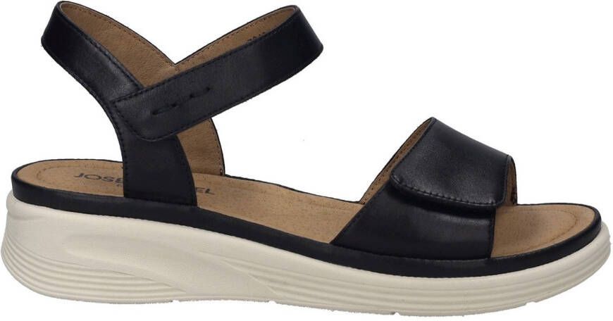 Josef Seibel Sandalen Sevran 01 vrijetijdsschoen sleehak sandaal met klittenbandsluiting