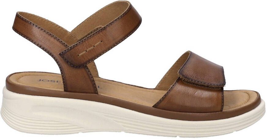 Josef Seibel Sandalen Sevran 01 vrijetijdsschoen sleehak sandaal met klittenbandsluiting