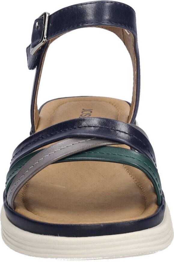 Josef Seibel Sandalen Sevran 02 plateausandaal wedgesandaal met modieuze kruisbandage