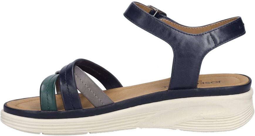 Josef Seibel Sandalen Sevran 02 plateausandaal wedgesandaal met modieuze kruisbandage
