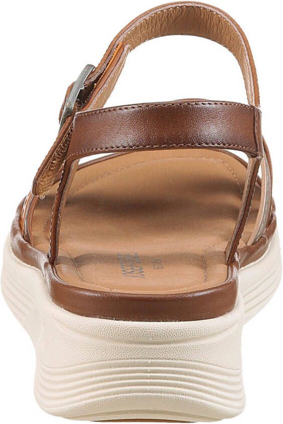 Josef Seibel Sandalen Sevran 02 plateausandaal wedgesandaal met modieuze kruisbandage