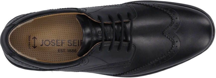 Josef Seibel Schoenen met perforatie Alastair 14 in extra brede vorm lage schoen veterschoen