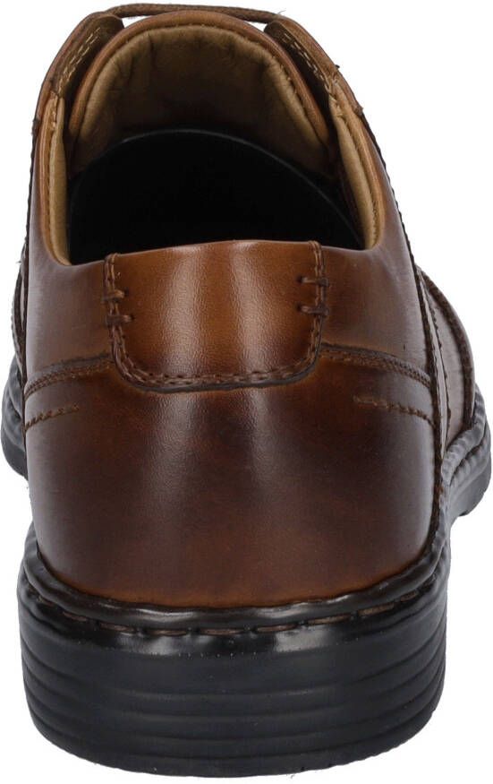 Josef Seibel Schoenen met perforatie Alastair 14 in extra brede vorm lage schoen veterschoen