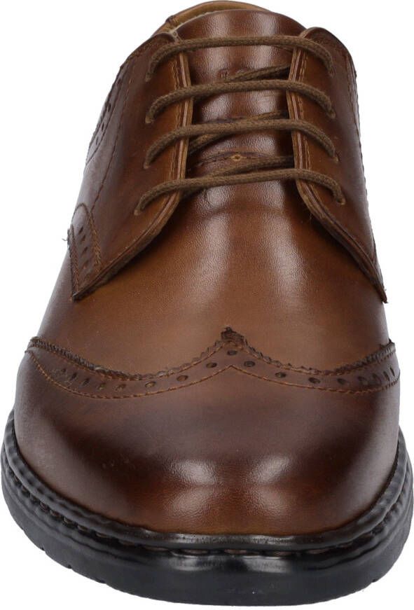 Josef Seibel Schoenen met perforatie Alastair 14 in extra brede vorm lage schoen veterschoen