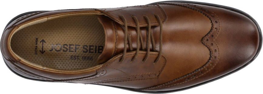 Josef Seibel Schoenen met perforatie Alastair 14 in extra brede vorm lage schoen veterschoen
