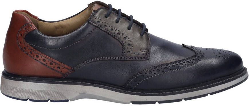 Josef Seibel Schoenen met perforatie Stuart 07 brogue businessschoen anzugschuh met vleugelkappen
