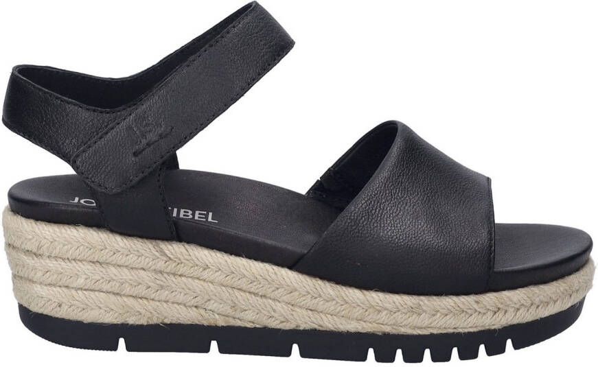 Josef Seibel Sleehaksandaaltjes Miranda 02 sleehaksandaal zomerschoen klittenbandschoen met sleehak