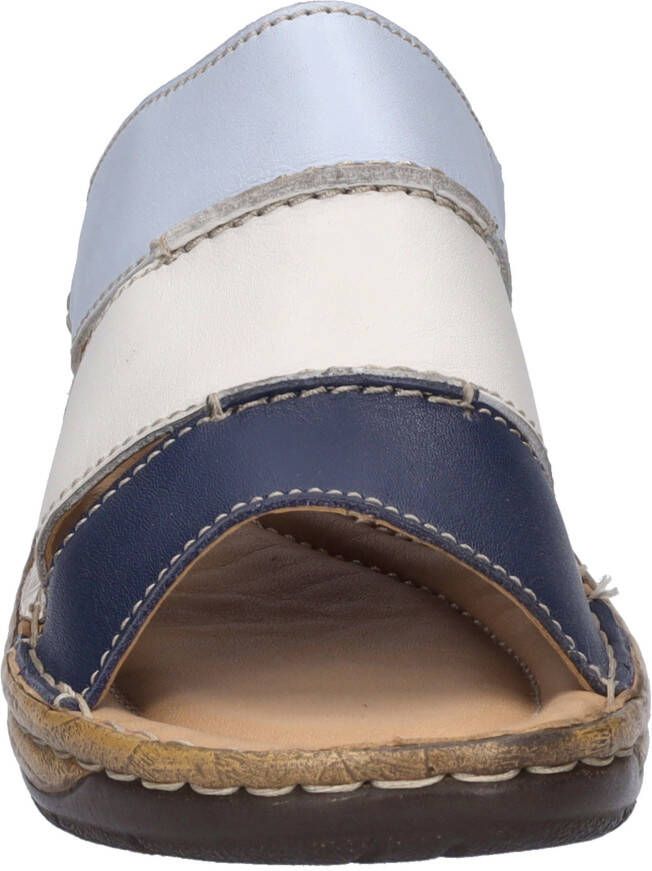 Josef Seibel Slippers Catalonia 86 blokhak zomerschoen slippers met 4 5 cm hak