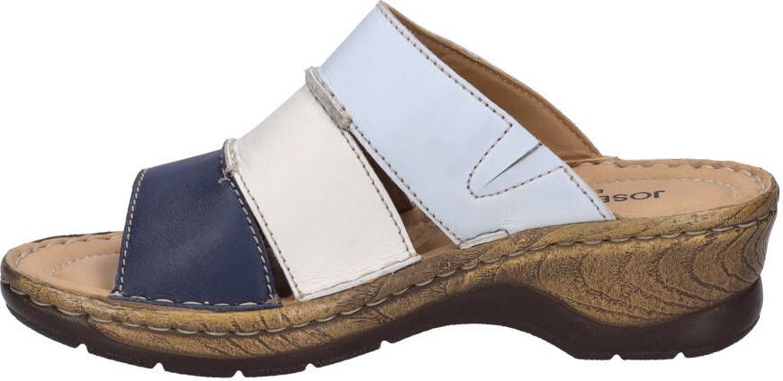 Josef Seibel Slippers Catalonia 86 blokhak zomerschoen slippers met 4 5 cm hak