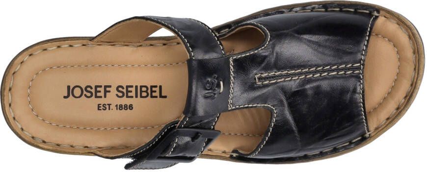 Josef Seibel Slippers Catalonia 87 blokhak zomerschoen slippers met 4 5 cm hak