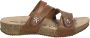 Josef Seibel Slippers Tonga 82 plateau zomerschoen slippers met klein bloemetje-detail - Thumbnail 6
