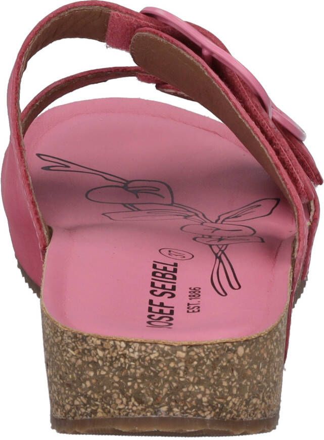 Josef Seibel Slippers TONGA 64 plateau zomerschoen pantoffels met gespsluiting