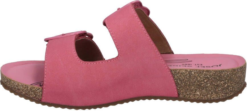 Josef Seibel Slippers TONGA 64 plateau zomerschoen pantoffels met gespsluiting