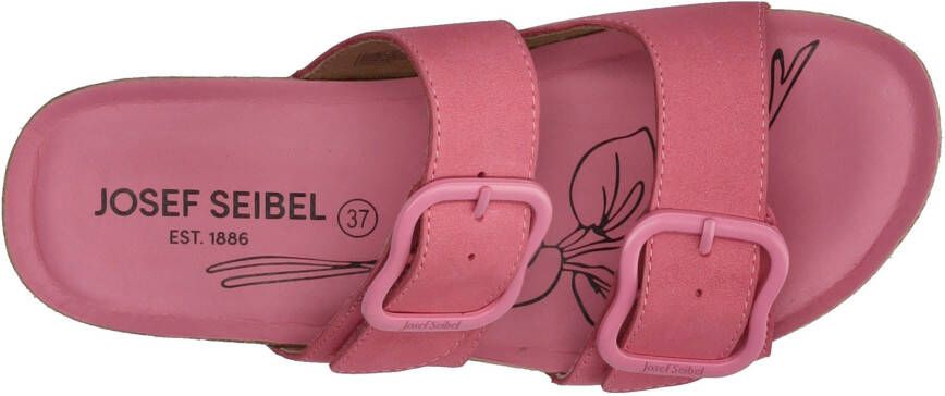 Josef Seibel Slippers TONGA 64 plateau zomerschoen pantoffels met gespsluiting