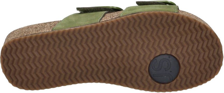 Josef Seibel Slippers TONGA 64 plateau zomerschoen pantoffels met gespsluiting