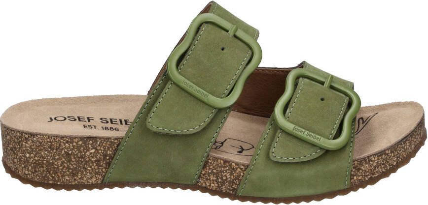 Josef Seibel Slippers TONGA 64 plateau zomerschoen pantoffels met gespsluiting