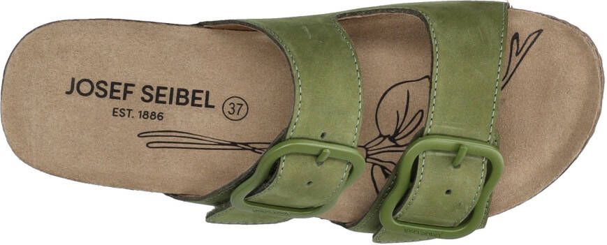 Josef Seibel Slippers TONGA 64 plateau zomerschoen pantoffels met gespsluiting