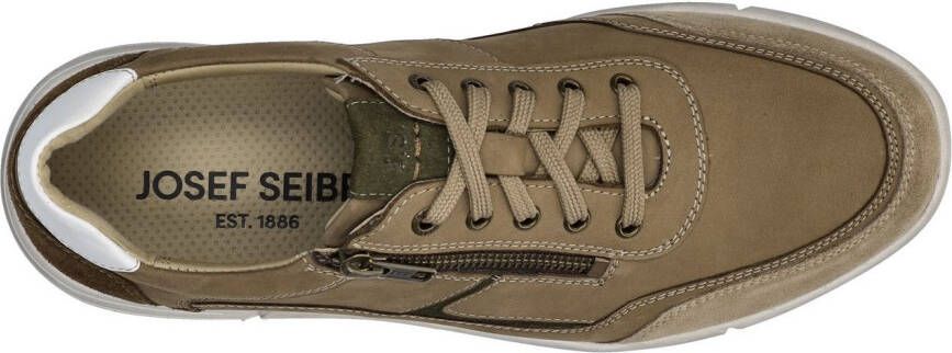 Josef Seibel Sneakers Enrico 33 veterschoen comfort-schoen vrijetijdsschoen met rits