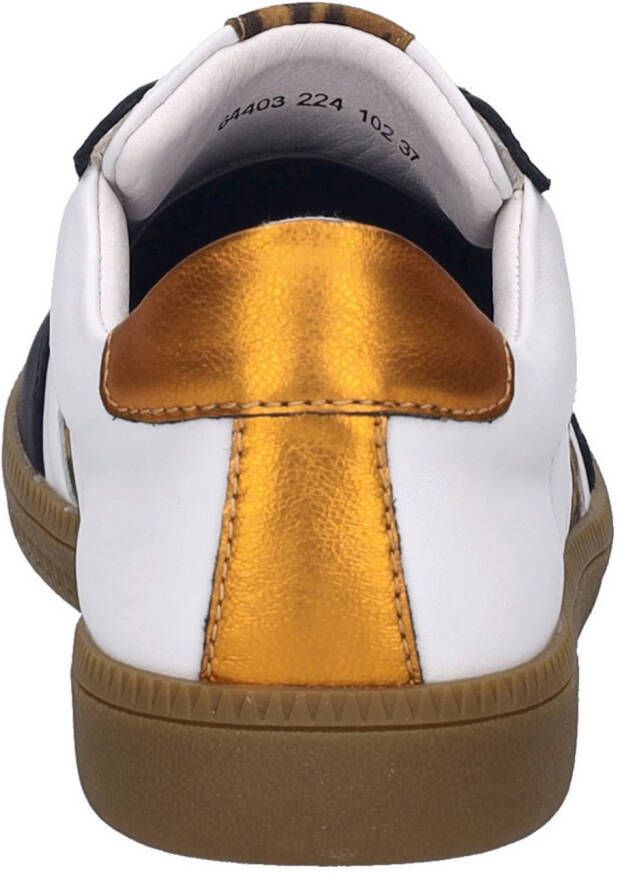 Josef Seibel Sneakers Joleen 03 retro sneaker veterschoen comfort-schoen met leeuw-patroon