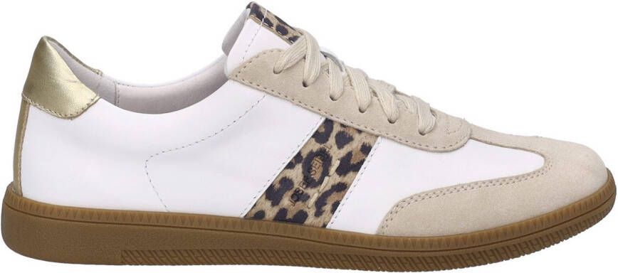 Josef Seibel Sneakers Joleen 03 retro sneaker veterschoen comfort-schoen met leeuw-patroon