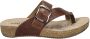 Josef Seibel Tonga 77 Zehentrenner für Damen Beige - Thumbnail 7