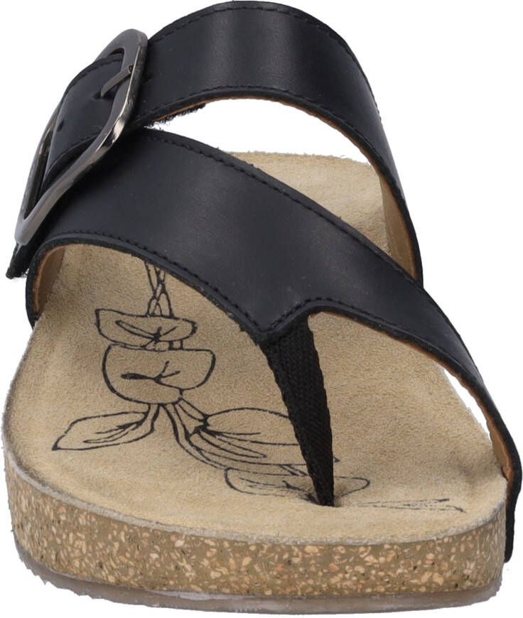 Josef Seibel Teenslippers Tonga 77 plateau zomerschoen pantoffels met gespsluiting