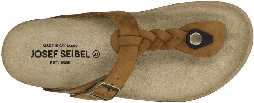 Josef Seibel Teenslippers Hermine 15 plateau dianette zomerschoen met laag voetbed