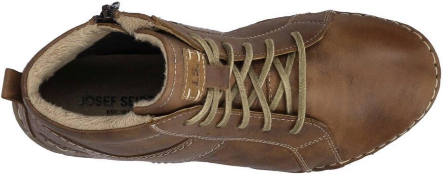 Josef Seibel Veterlaarsjes Felicia 01 Veterschoenen sneakers vrijetijdsschoen met modieuze siernaad